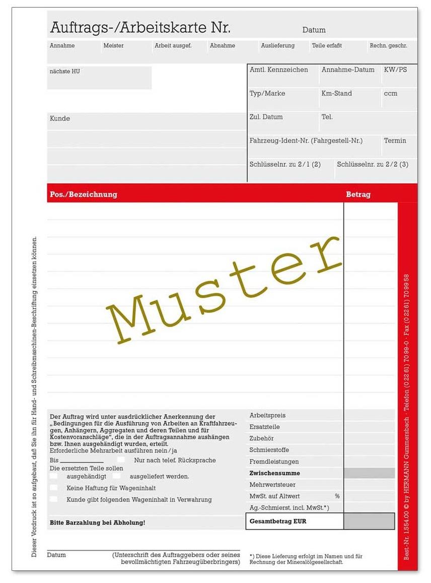 Arbeitskarten DIN A5 - rot