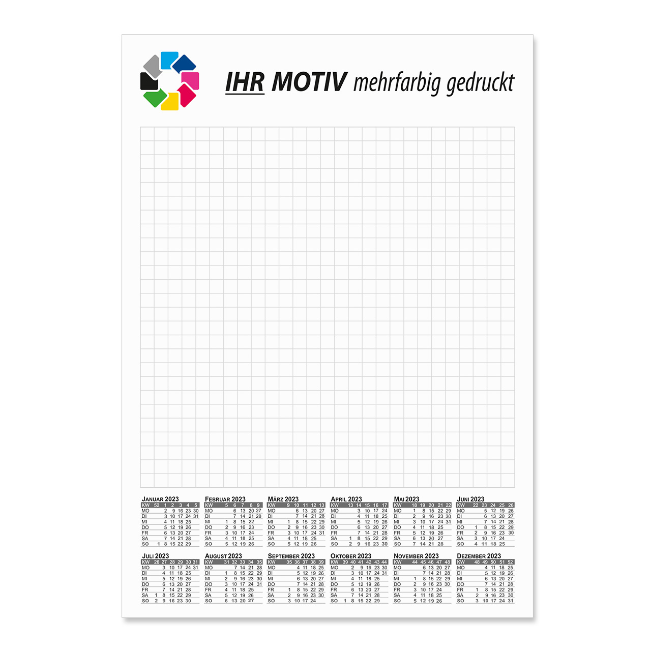 Notizblock DIN A5 mit Kalender 