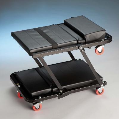 Werkstatt Rollliege und Klappsitz "2 in 1" | für komfortables Arbeiten an und unter dem Fahrzeug werkstatt-rollliege-und-klappsitz-2-in-1