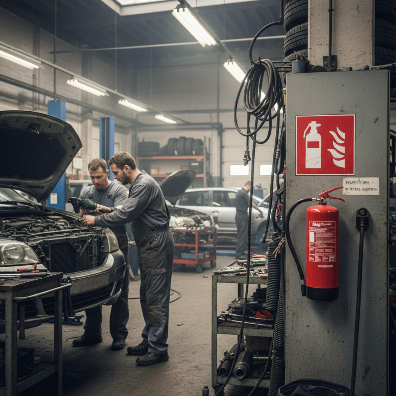 Brandschutzaufkleber Feuerlöscher PVC-Folie, nachleuchtend - 10 x 10 cm Brandschutzaufkleber Feuerlöscher PVC-Folie, nachleuchtend - 10 x 10 cm