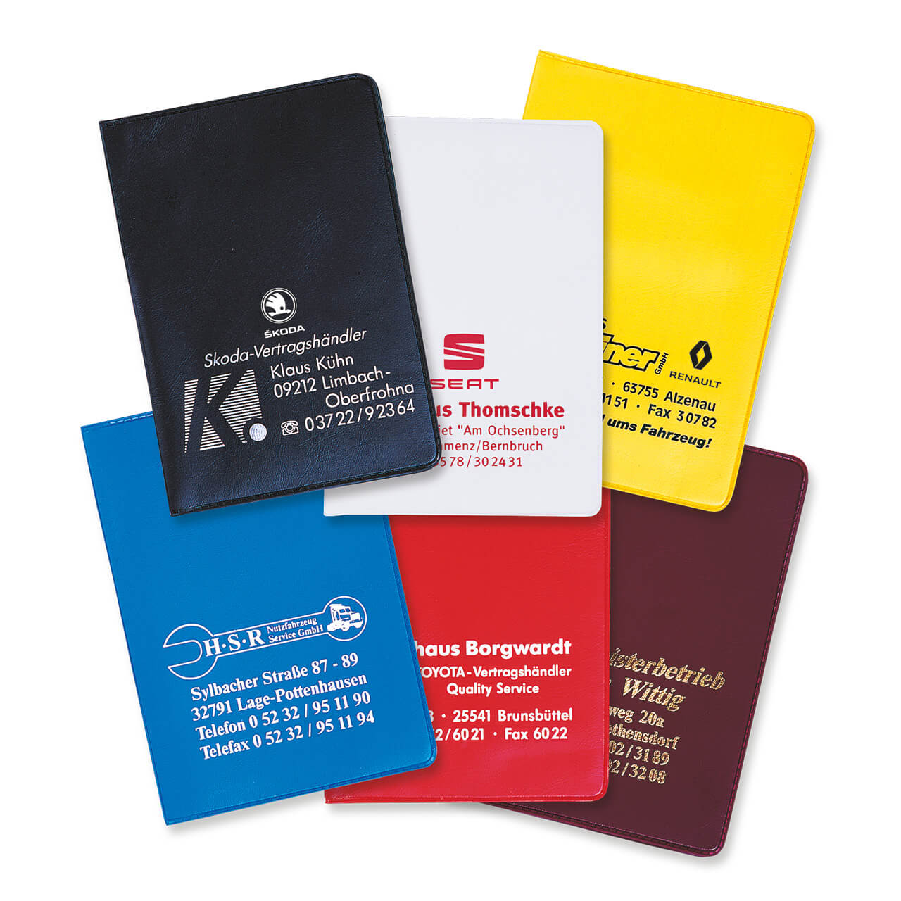 CreativDesign® Ausweistasche aus Kunststoff-Folie, glatt, 2 Fächer - Schwarz CreativDesign® Ausweistasche aus Kunststoff-Folie, glatt, 2 Fächer - Schwarz