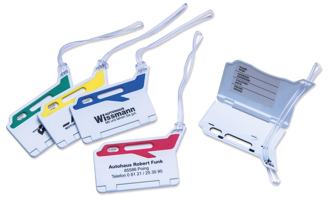 Kofferanhänger Flight - weiß-rot Kofferanhänger Flight - weiß-rot