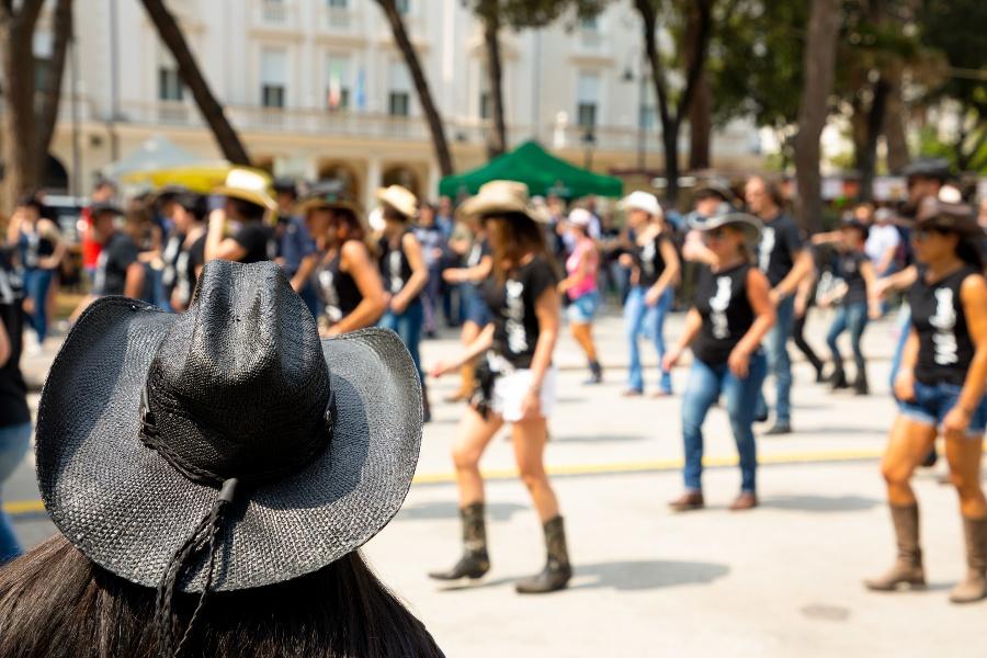 Menschen auf einem Flashmob