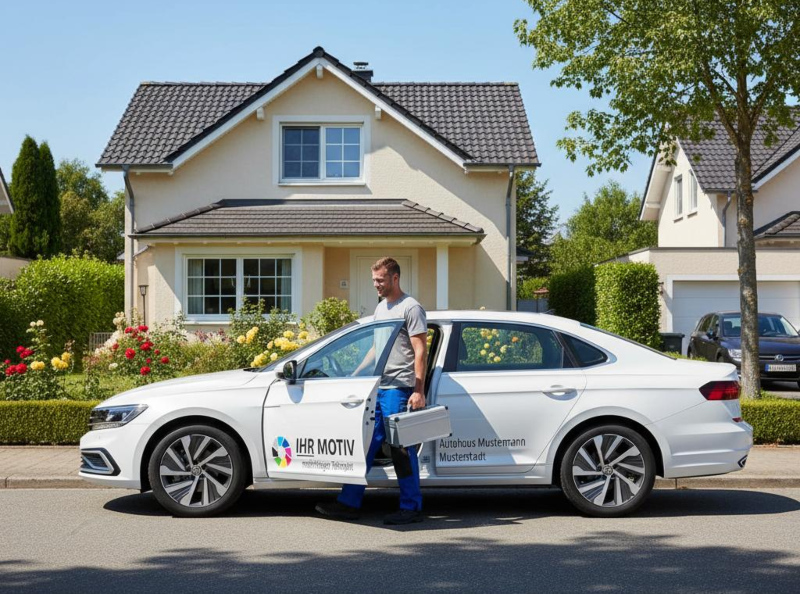 Vorführwagen-Beschriftung in 5 Standardgrößen - 650 x 150 mm