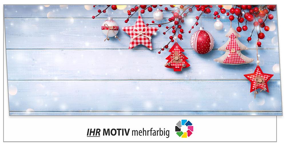 Weihnachts-Klappkarte, Motiv "Traum" - Werbegeschenke für Weihnachten