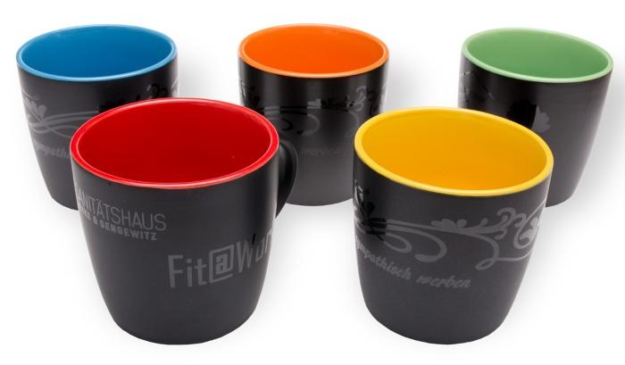 Keramik-Tassen "Emilia" - Werbeartikel fürs Autohaus