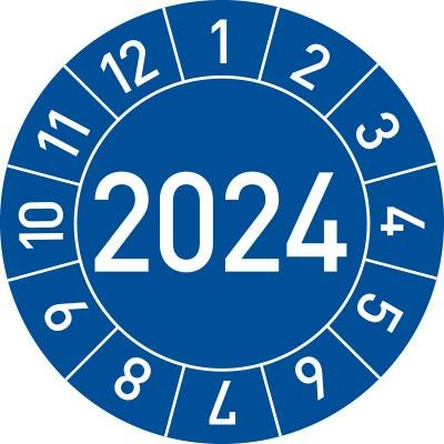 Prüfplaketten "Jahreszahl" - 2024
