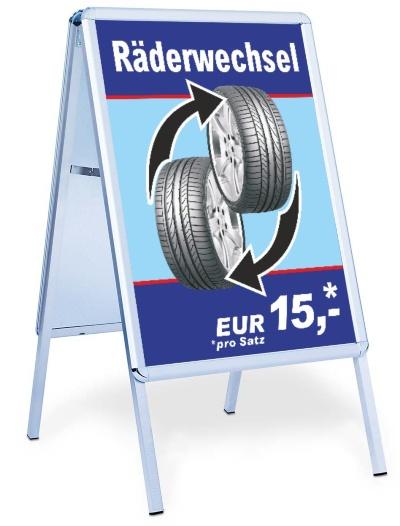 Plakat DIN A1 "Räderwechsel" - Posterpapier - Printwerbung