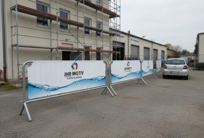 Absperrgitter-Banner 215 x 73 cm doppelseitig - ProPes Outdoor 225 g/m² Absperrgitter-Banner 215 x 73 cm doppelseitig - ProPes Outdoor 225 g/m²