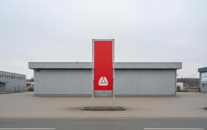Werbeträger-Mix für die Außenwerbung am Kfz-Betrieb Verschiedene Werbeträger für die Außenwerbung an Autohaus und Werkstatt im Überblick
