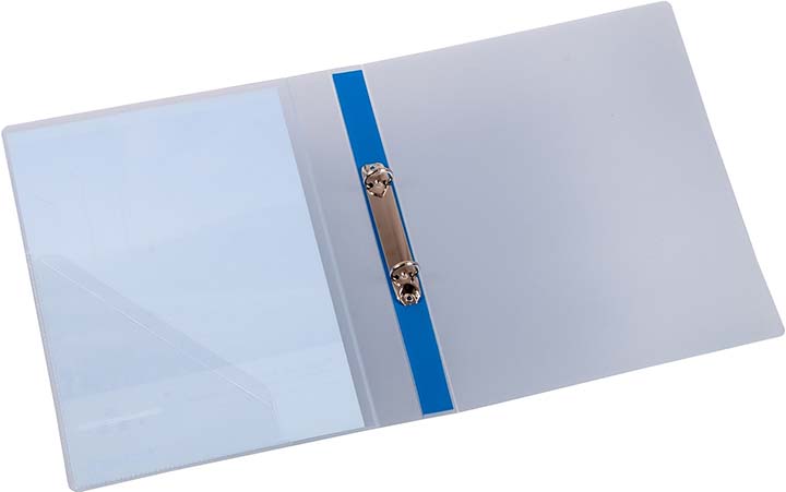 Präsentationsringbuch aus PP 2-Ring blau