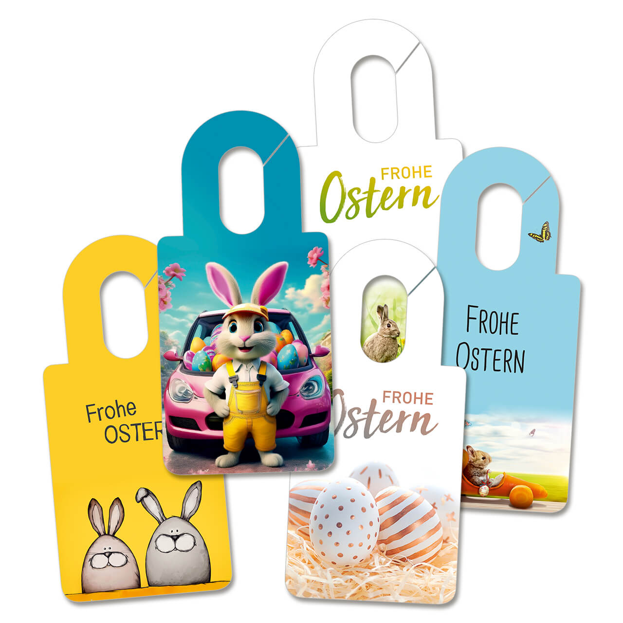 Vorschau: Spiegelanhänger Frohe Ostern