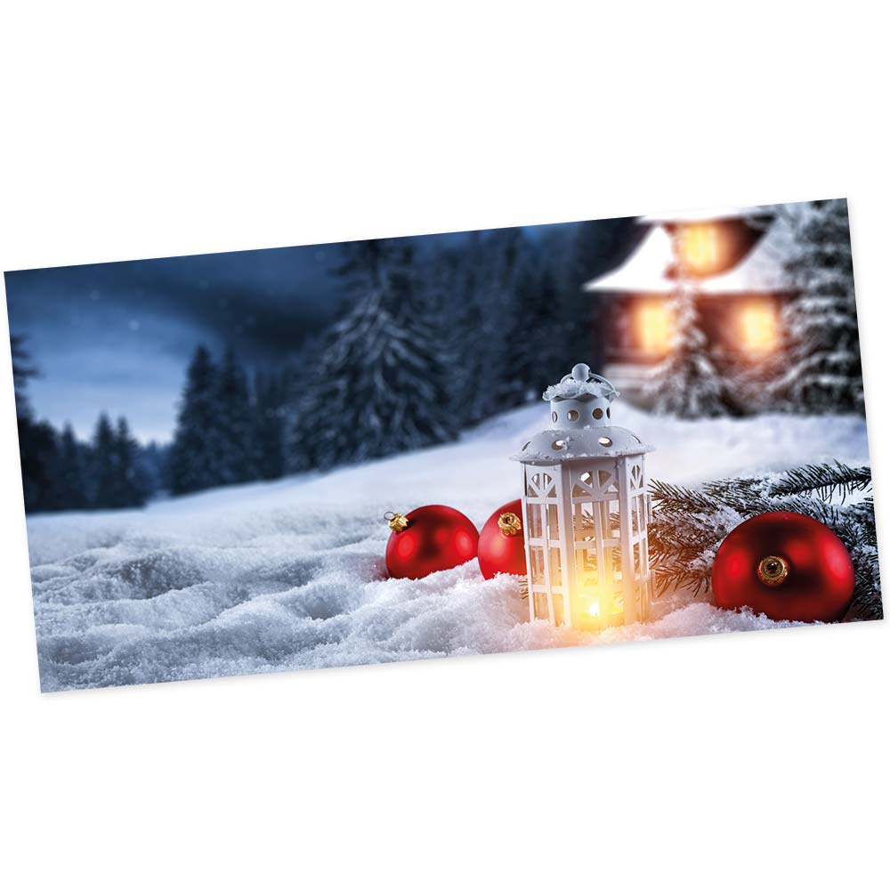 Vorschau: Weihnachts-Postkarte, Motiv Winter