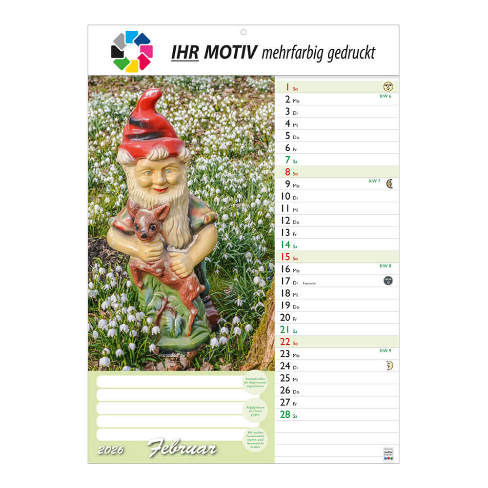 Bildkalender Günthers Gartenplaner Monat Februar