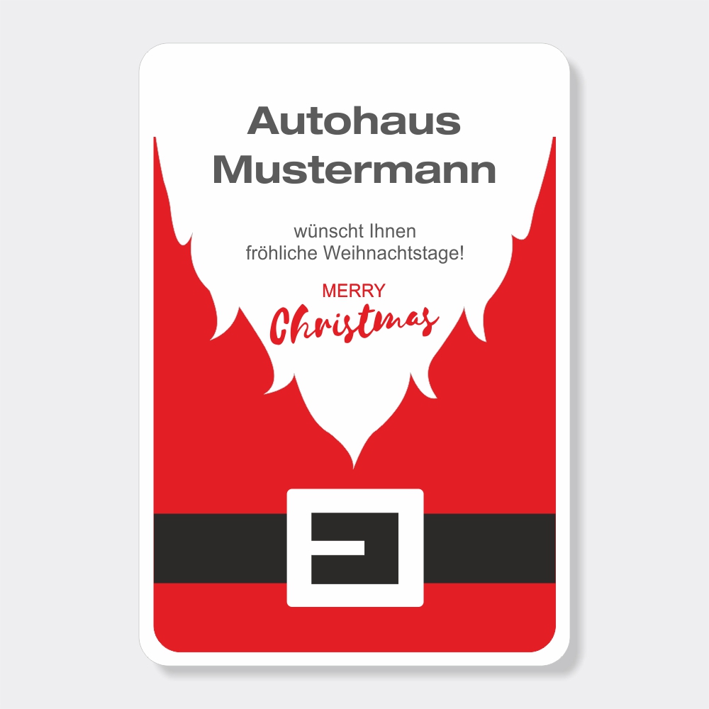 Vorschau: Weihnachts-Aufkleber aus PVC, rechteckig, Motiv 5