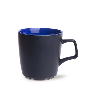 Barrel Supreme Tasse aus Keramik schwarz/reflexblau