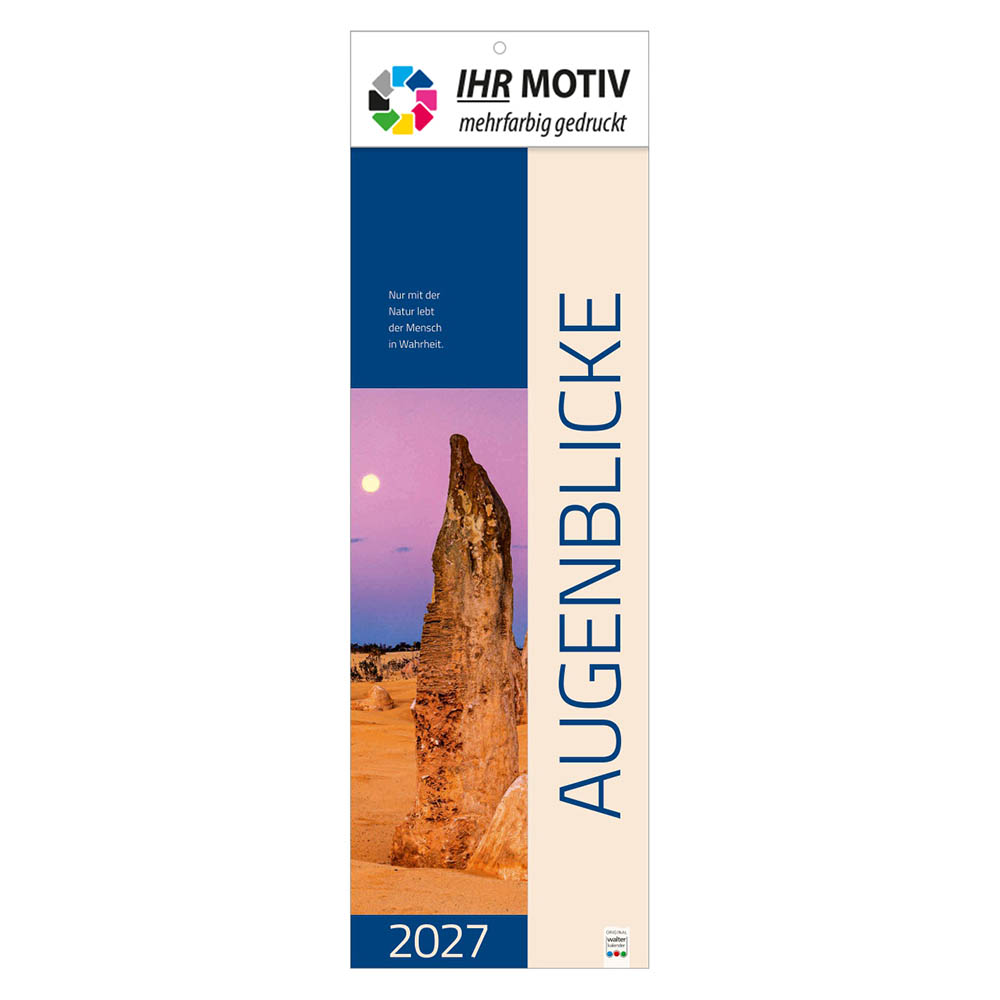 Streifenkalender Augenblicke, Ausgabe 2027 Deckblatt