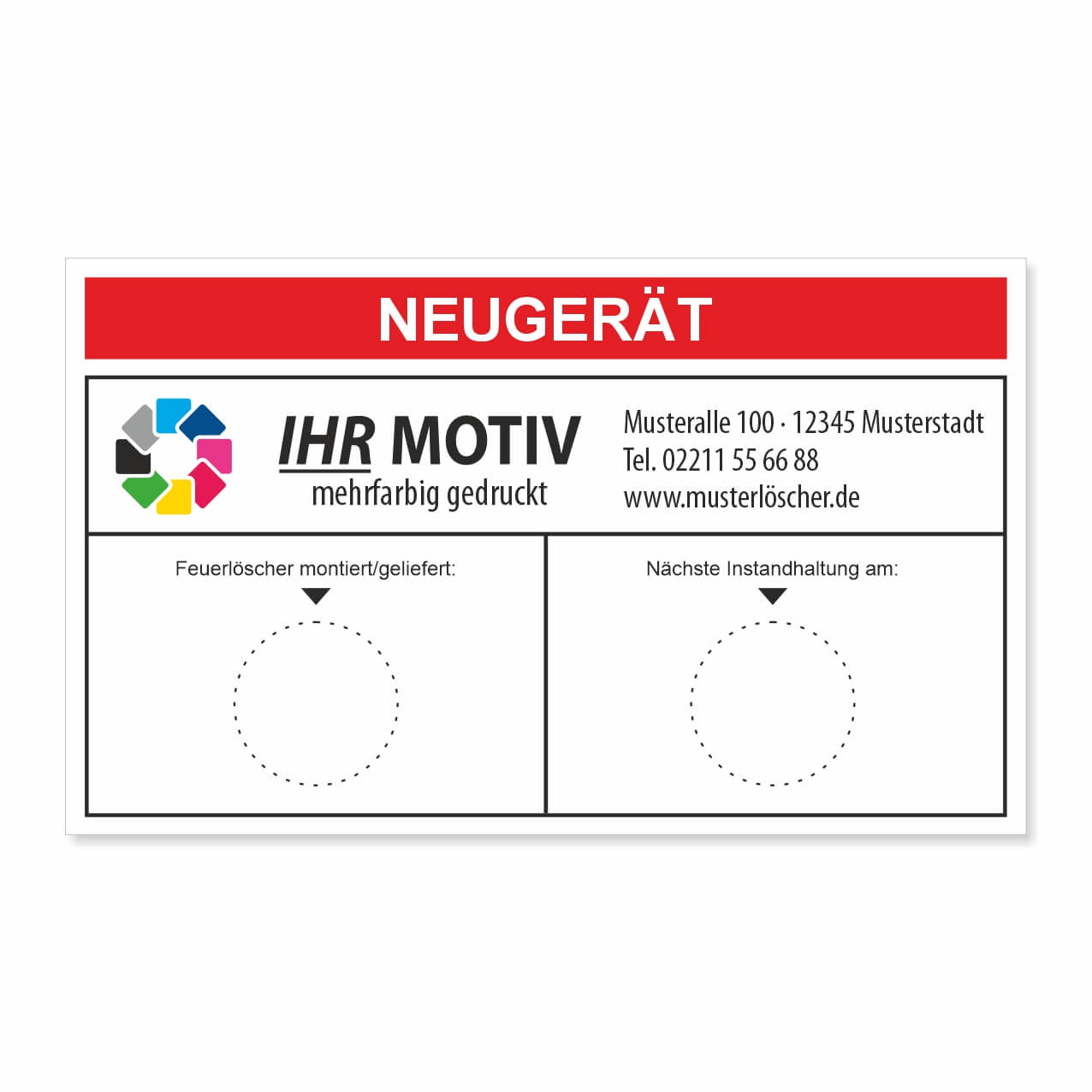 Neugerät rot