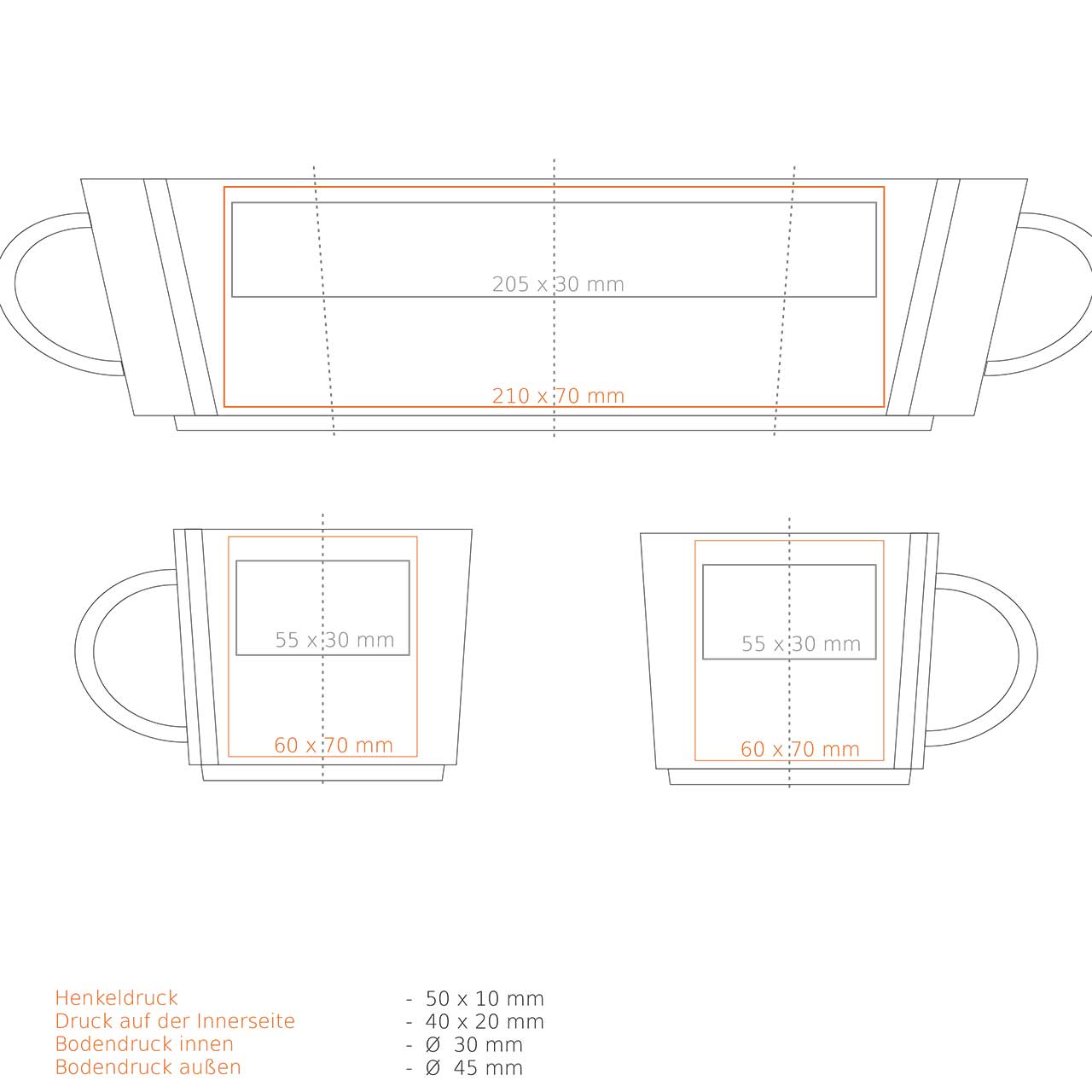 Vorschau: Lucas small Tasse aus Porzellan