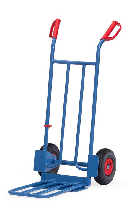 Vorschau: Fetra Paketkarre Lufträder 260 x 85 mm bis 250 kg Höhe 1150 mm