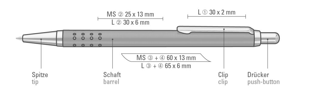 Vorschau: SLIMLINE Druckkugelschreiber