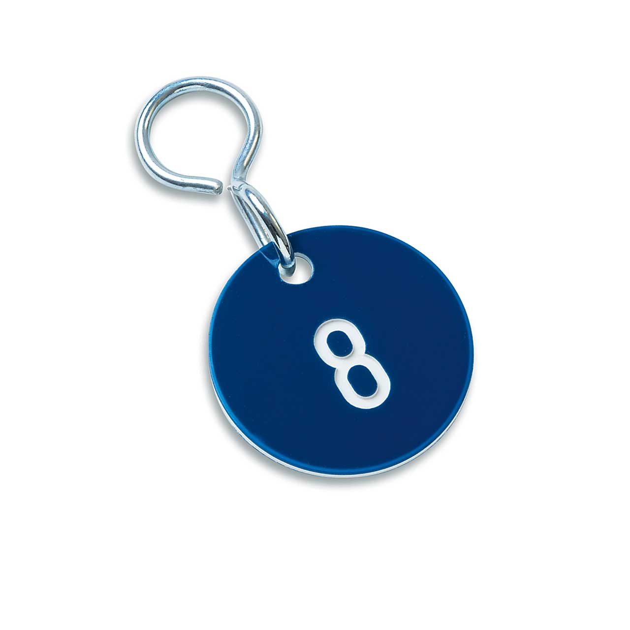 Vorschau: Zahlenmarken Numero, Farbe: blau/weiß