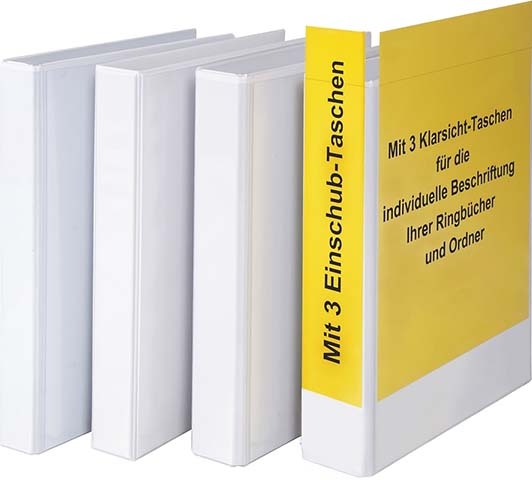 Vorschau: PVC-Präsentationsringbuch 4-Ring