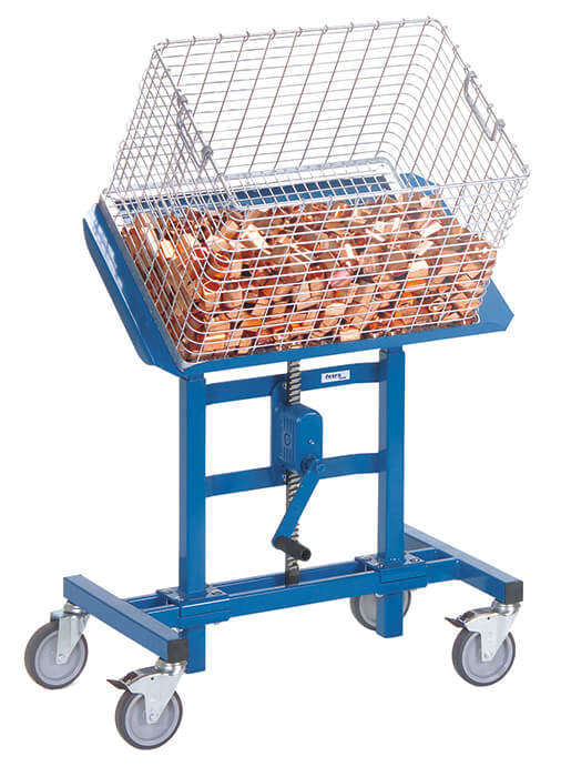 Vorschau: Fetra Materialständer Ladefläche 750 x 450 mm höhenverstellbar 655-1025 mm
