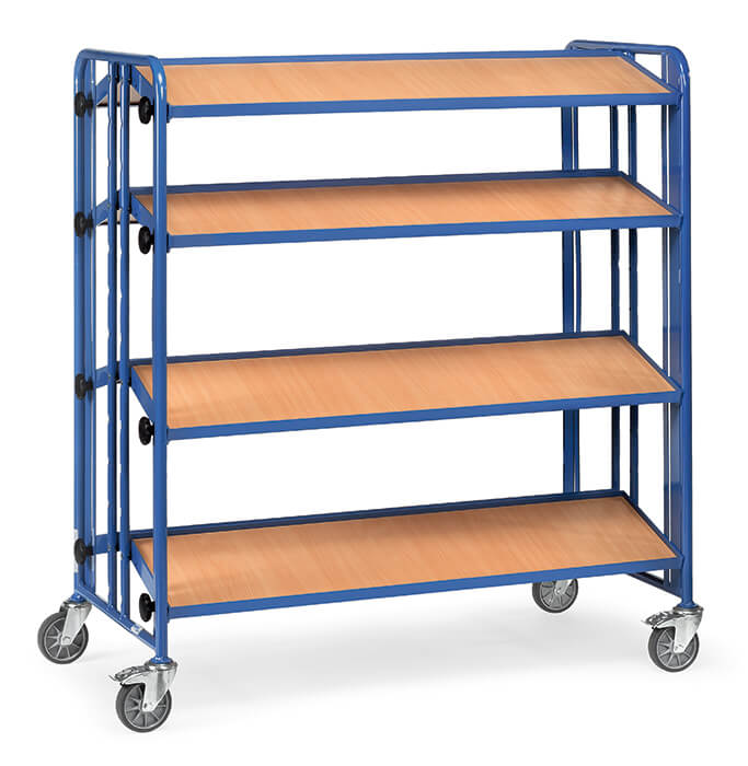 Vorschau: Fetra Montagewagen Ladefläche 1280 x 2x315 mm 4 Böden aus Holz