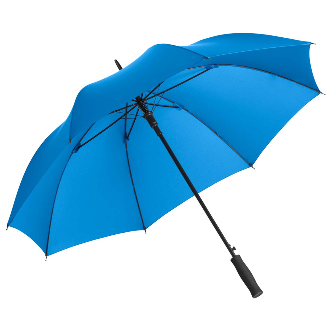Gästeschirm royalblau Innenansicht