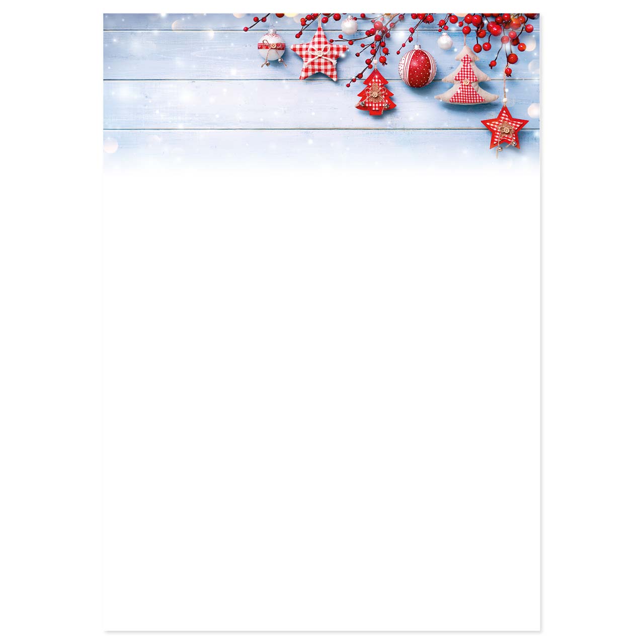 Vorschau: Weihnachts-Briefpapier, Motiv Traum