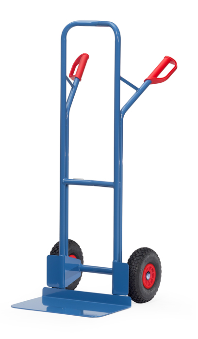 Vorschau: Fetra Stapelkarre PU-Räder 260 x 85 mm bis 300 kg Höhe 1300 mm breite Schaufel