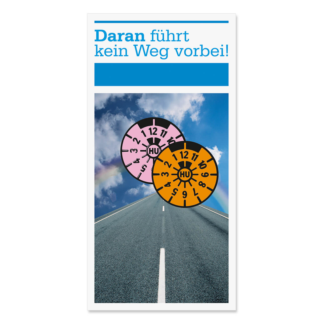 Vorschau: Maxi-Postkarte HU/AU-Erinnerung, Motiv Straße