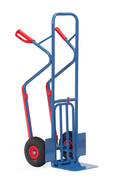 Vorschau: Fetra Paketkarre PU-Räder 260 x 85 mm bis 300 kg Höhe 1300 mm Gleitkufen