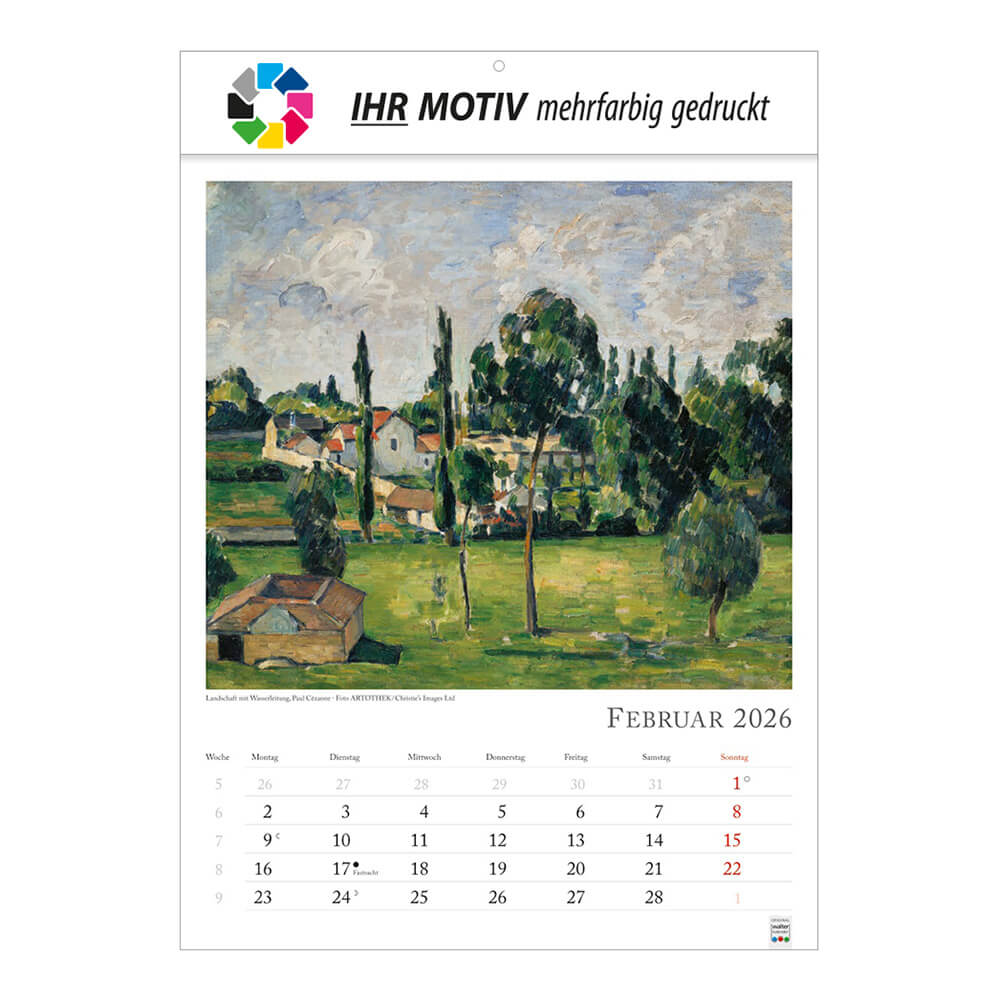 Bildkalender Kunstkalender Monat Februar