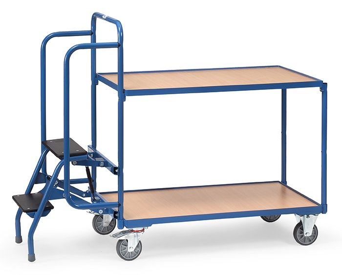 Vorschau: Fetra Kommissionierwagen Ladefläche 1000 x 600 mm 2 Böden