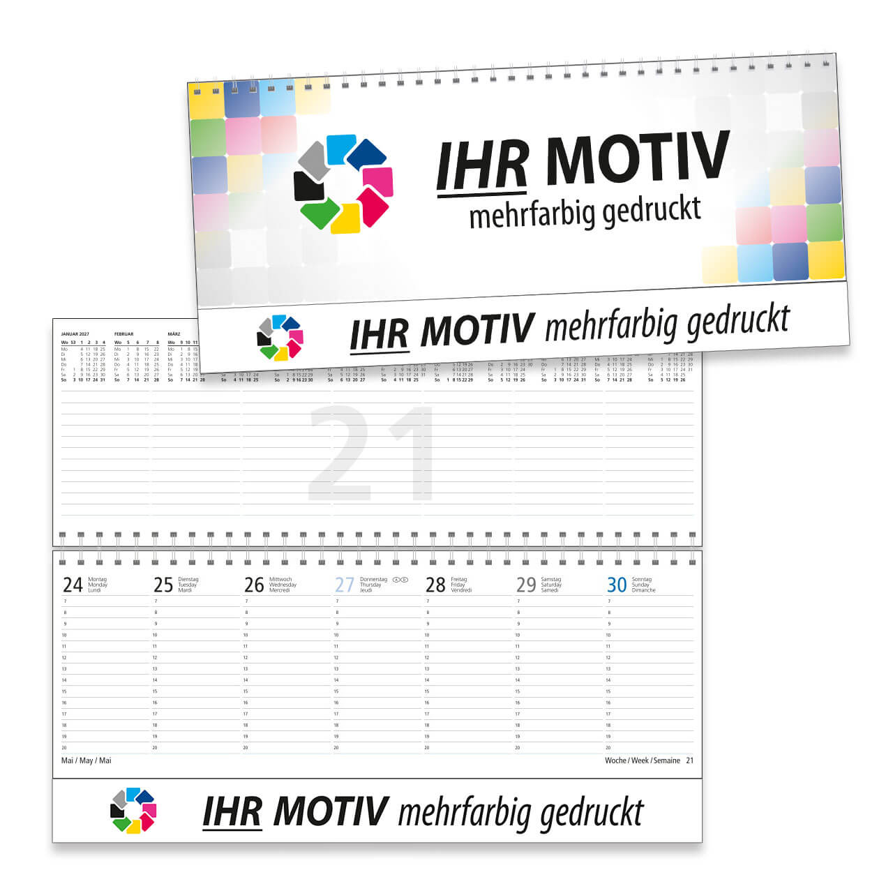 Tisch-Querkalender, Ausgabe 2027
