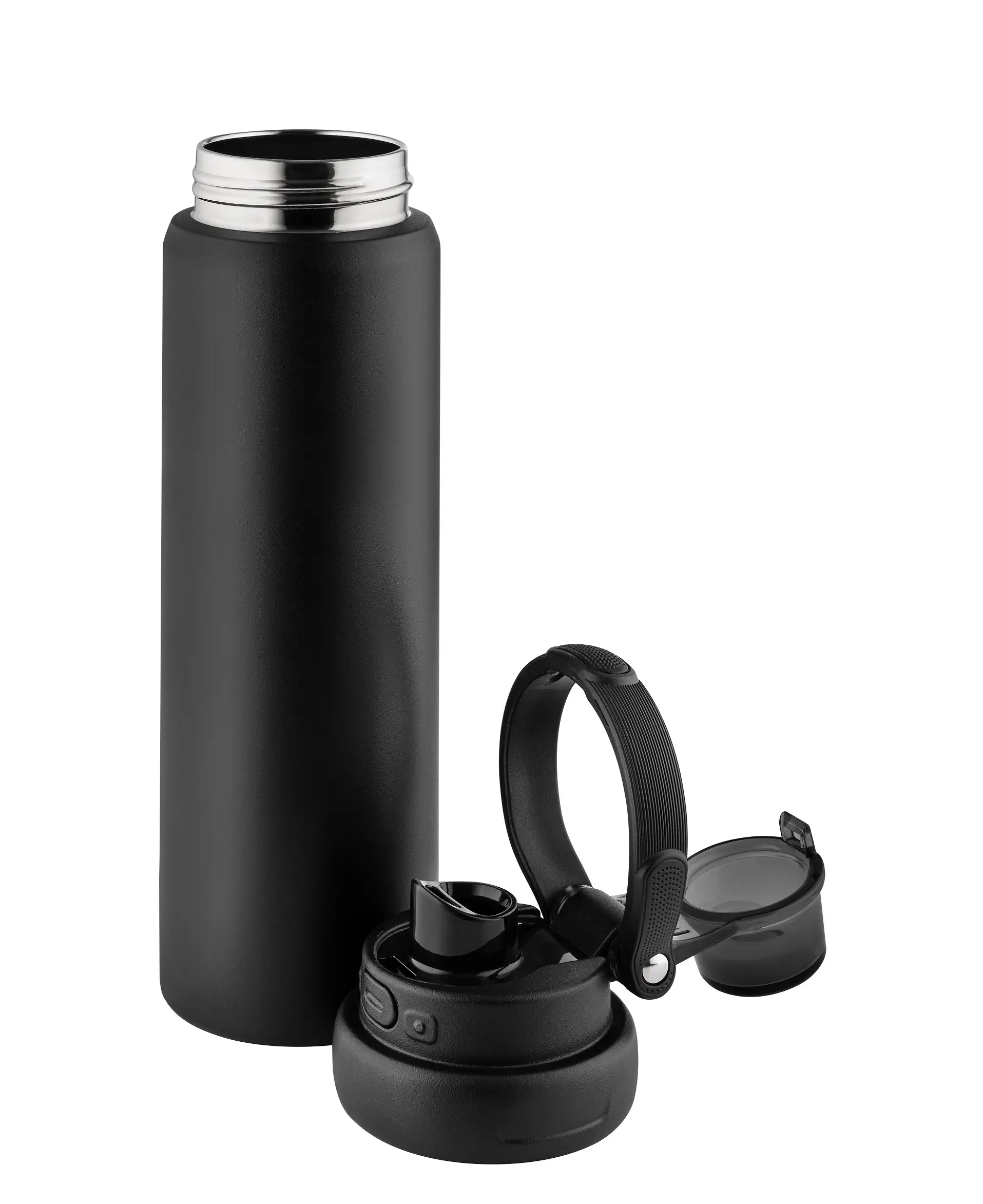 Vorschau: Sport-und Trinkthermoflasche Metmaxx® HydraBoost schwarz