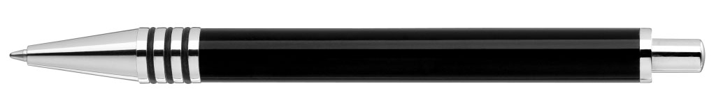 SUPREME Druckkugelschreiber schwarz Clip hinten