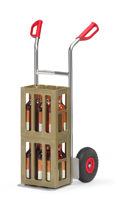Vorschau: Fetra Alu-Stapelkarre PU-Räder 260 x 85 mm bis 150 kg Höhe 1150 mm