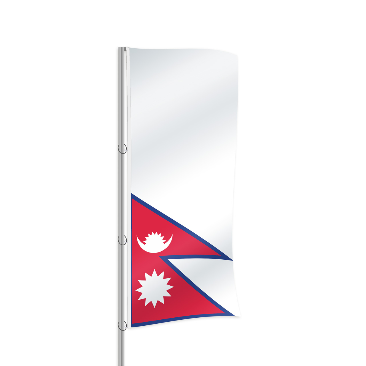 Nepal Fahne im Hochformat kaufen