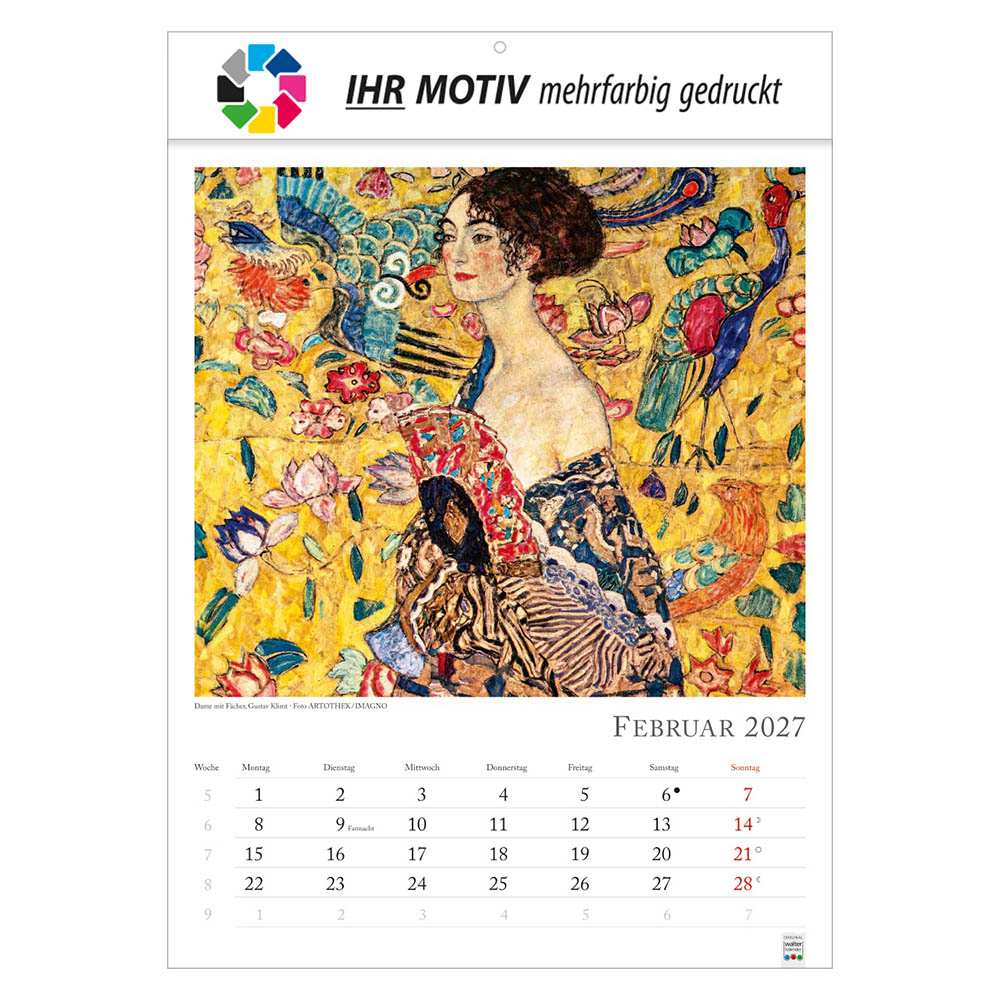 Bildkalender Kunstkalender, Ausgabe 2027 Monat Februar