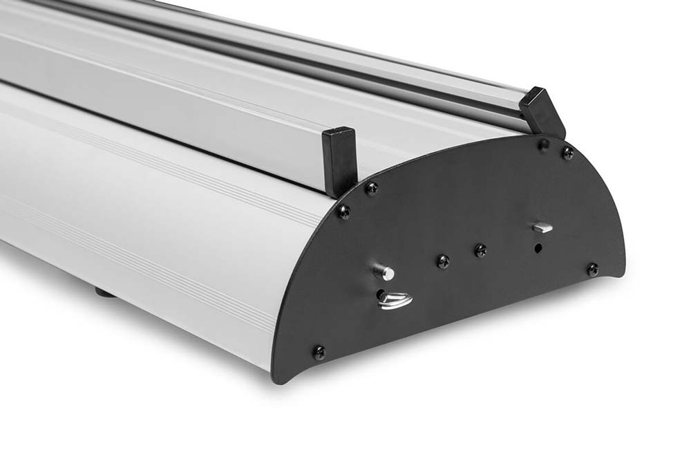 Twin Roll-Up 100 x 200 cm, Seitenansicht Kassette