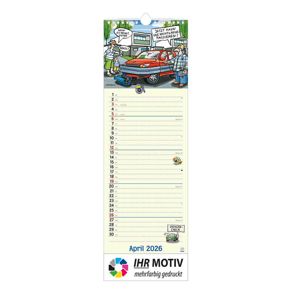 Werkstattkalender Monat April
