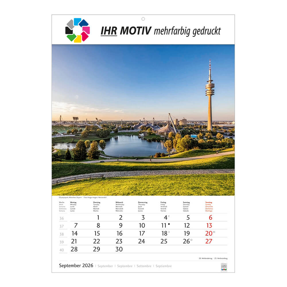 Bildkalender Schönes Deutschland Monat September