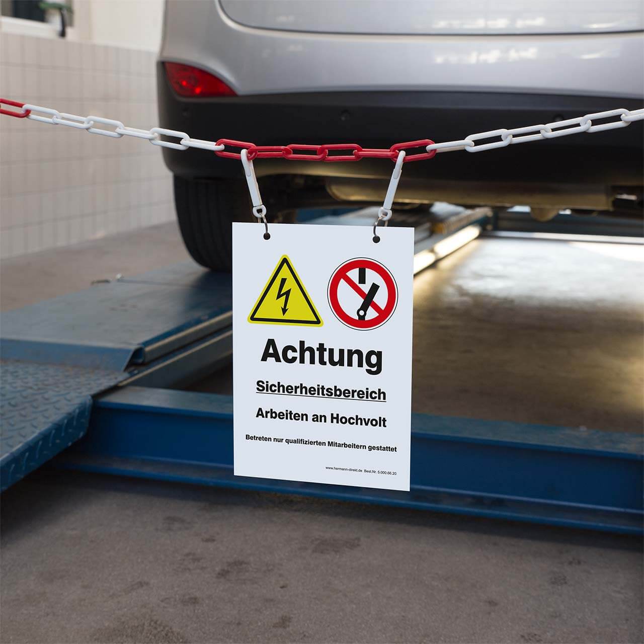 H0500100_Kennzeichnungsschild_Sicherheitsbereich_Hochvolt