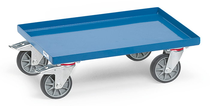 Vorschau: Fetra Eurokasten-Roller Ladefläche 605 x 408 mm Blechplattform