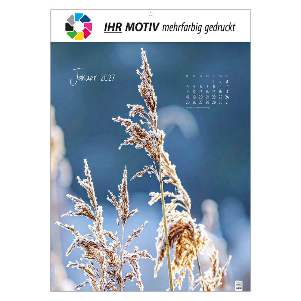 Bildkalender Natur ganz nah, Ausgabe 2027 Monat Januar