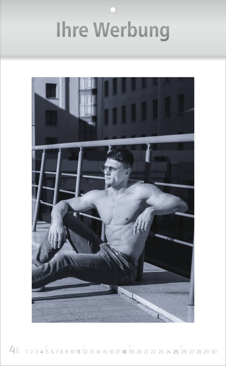 Wandkalender Men – Ausgabe 2027 Monat April