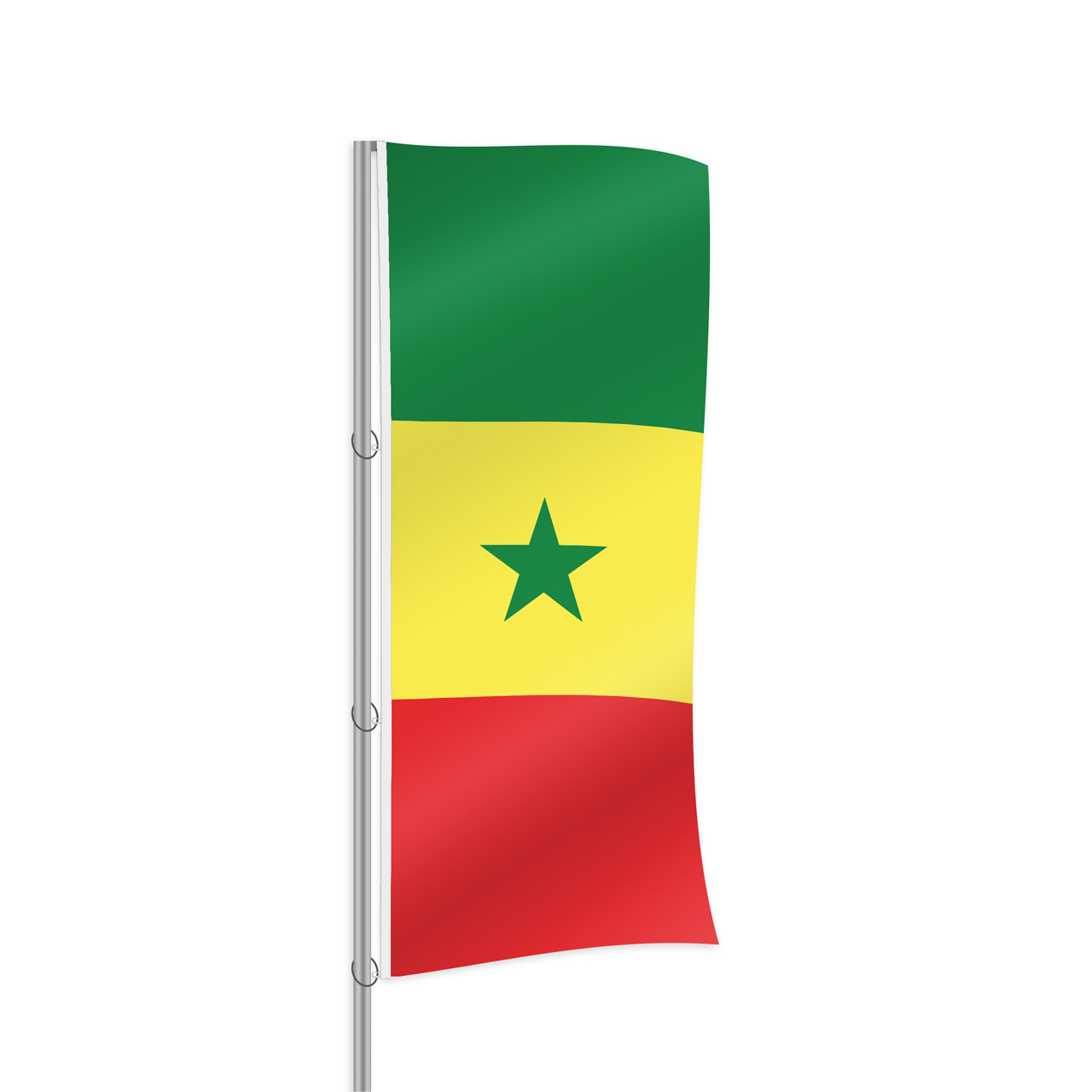 Senegal Fahne im Hochformat kaufen